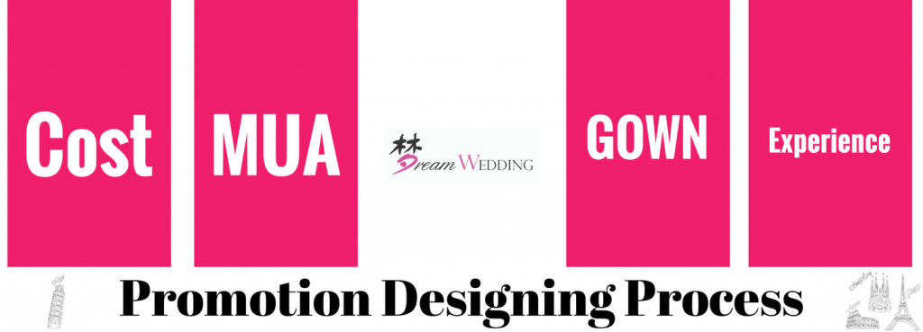 dreamwedding boutique bridal singapore overseas europe pre wedding photoshoot promotion package value adding process