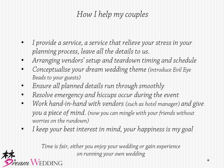 Dream Wedding Planner helping couple for their Wedding 1