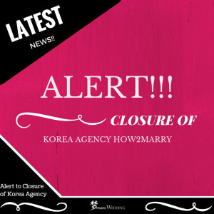 how2marry korea photoshoot agency  dreamwedding boutique alert to singapore couple for their closure