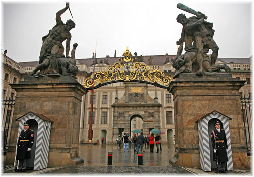 Prague Castle Entrance gate Singapore Top Overseas pre wedding destination Photoshoot Bridal