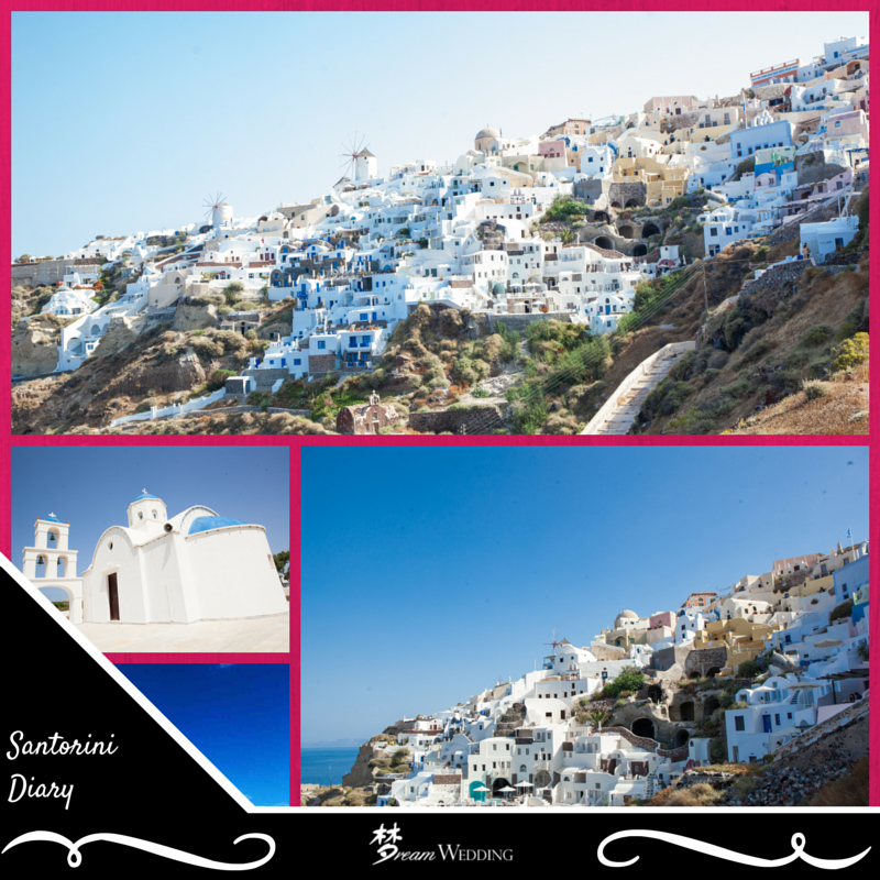 Santorini Diary Dream Wedding boutique singapore top overseas pre wedding photoshoot package 2