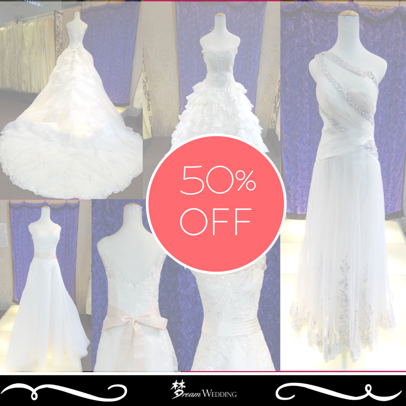 promo thursday 50 percent discount gown rental dream wedding singapore top bridal pre wedding photography copy