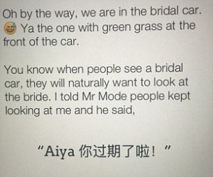 Is this the worst wedding guest ever dream wedding boutique singapore bridal review 10 comparing herself with the bride